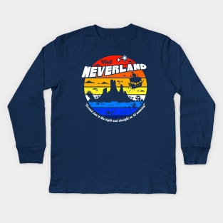 Visit Neverland Kids Long Sleeve T-Shirt